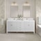 James Martin Vanities 72'' Vanity, Bright White w/ Single Hole 3 CM White Zeus Quartz Top & Backsplash 485-V72-BW-1WZ - alternate 7